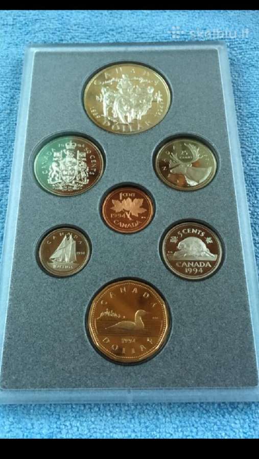Monetos Canada 1994m. 1 dollar, sidabras(.925) - nuotraukos Nr. 3