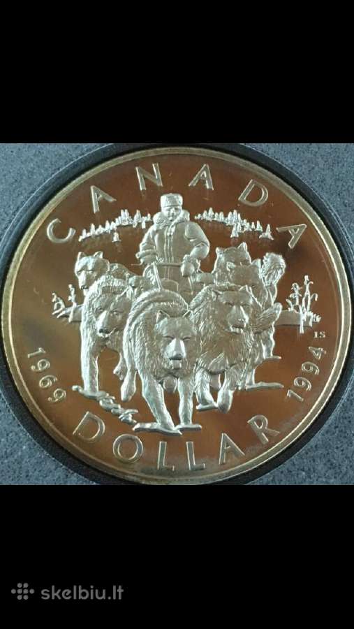 Monetos Canada 1994m. 1 dollar, sidabras(.925)