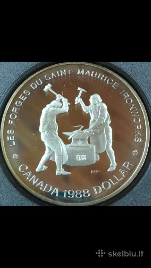 Monetos Canada 1988m. sidabras(.500)