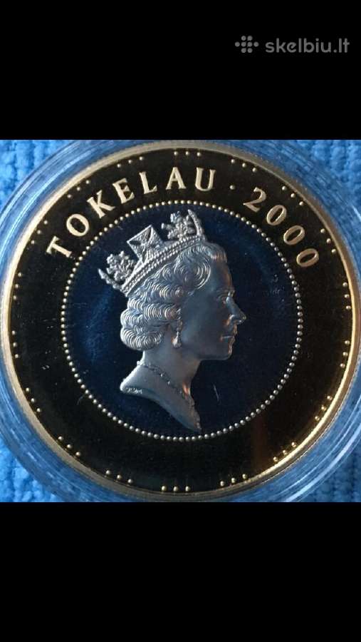 Moneta Tokelau 2000m. 5 dollars, sidabras(.925) - nuotraukos Nr. 2