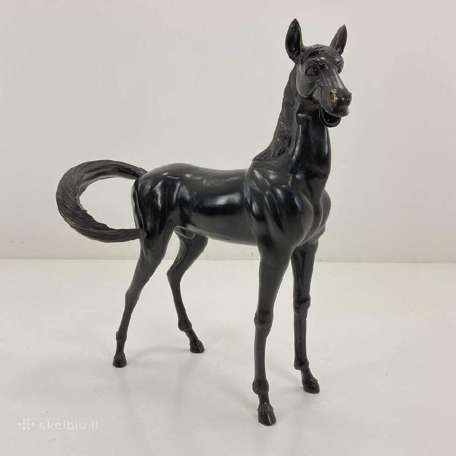 Bronzinė arklio skulptūra - nuotraukos Nr. 2