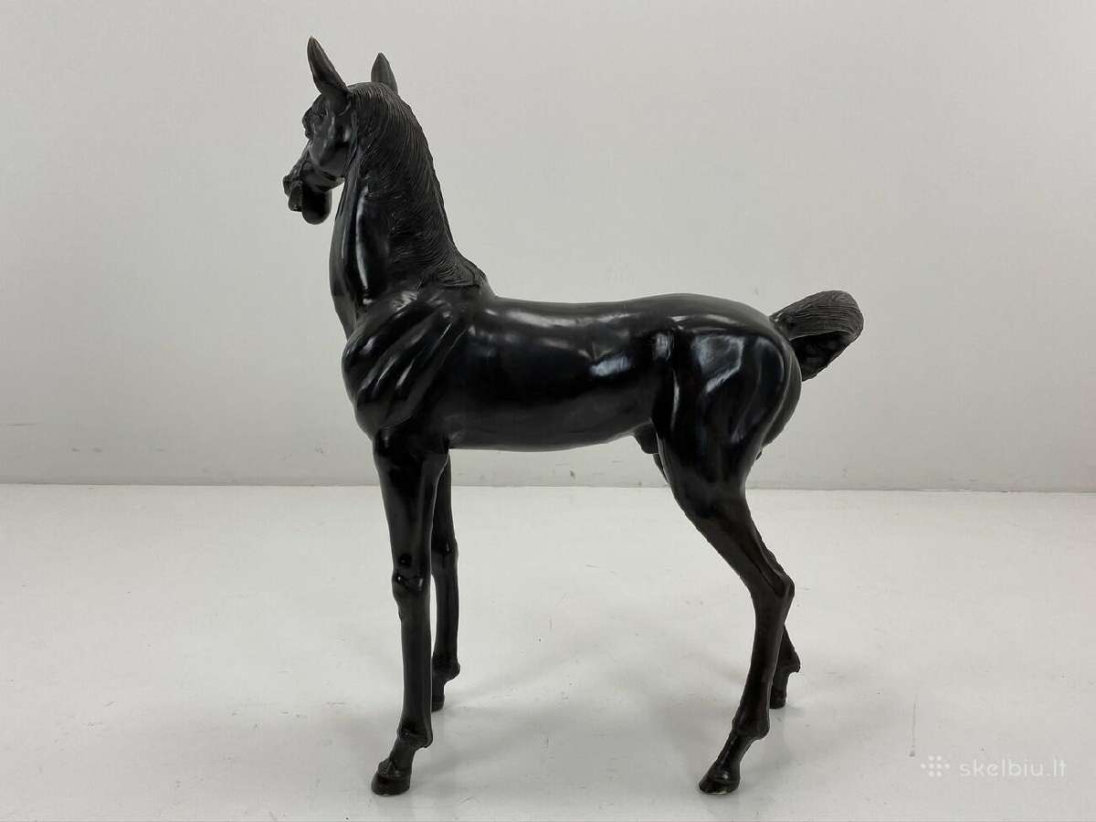Bronzinė arklio skulptūra - nuotraukos Nr. 6