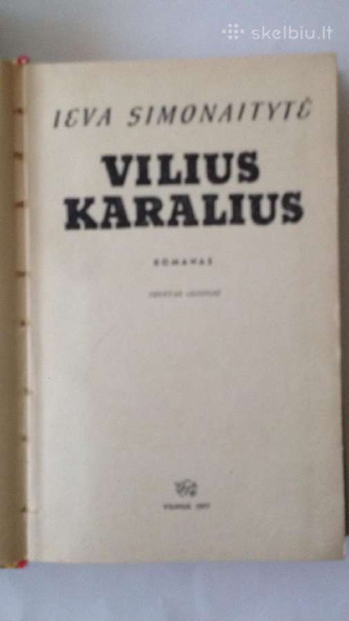 Knyga: Simonaitytė Ieva "Vilius Karalius" - nuotraukos Nr. 2