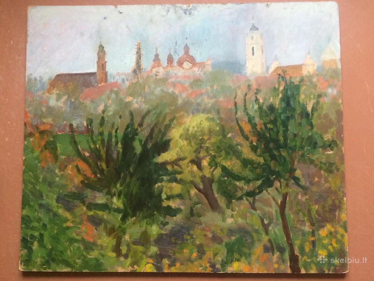 Parduodu paveikslą - Senojo Vilniaus vaizdas