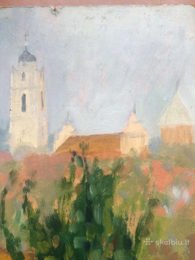Parduodu paveikslą - Senojo Vilniaus vaizdas - nuotraukos Nr. 4