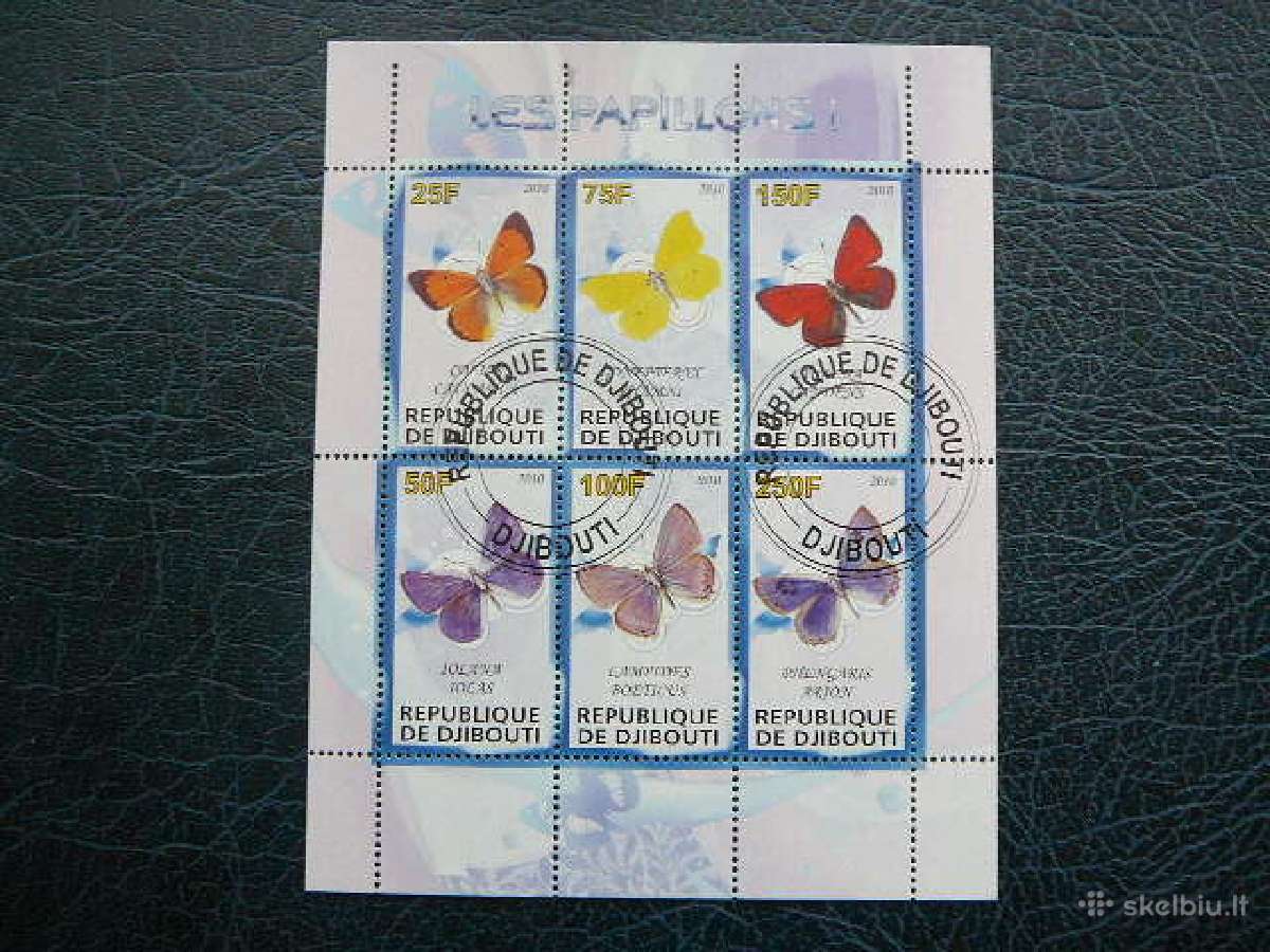 Drugeliai Dzibutis 2010 antsp. s787