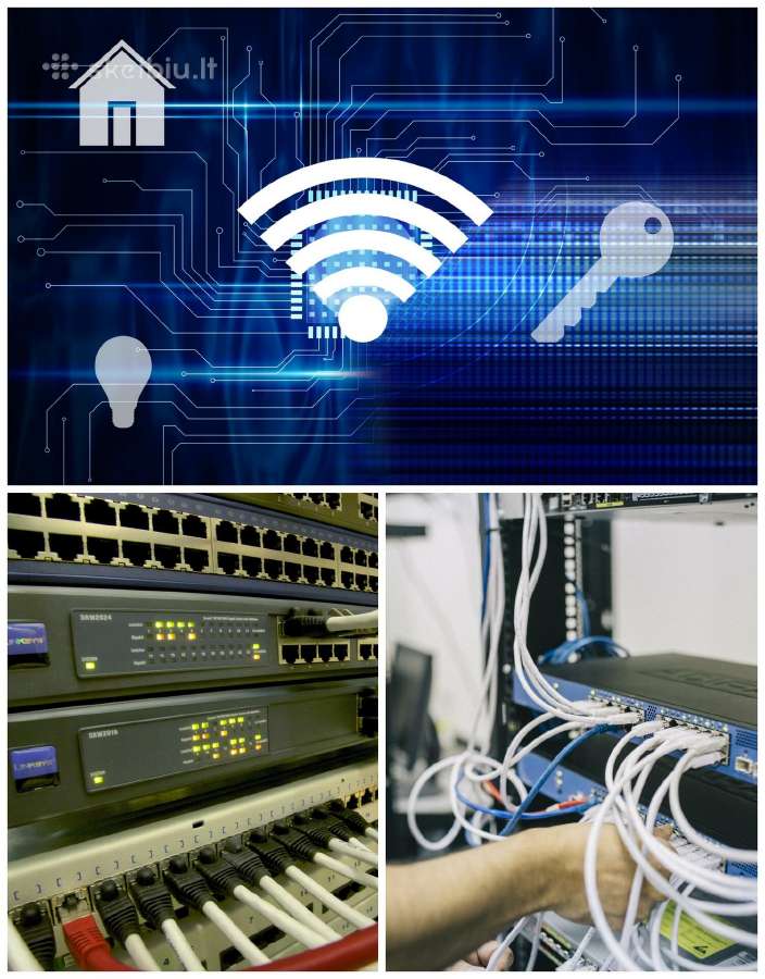 Kompiuterinio-tinklo-įrengimas montavimas-lan-WiFi