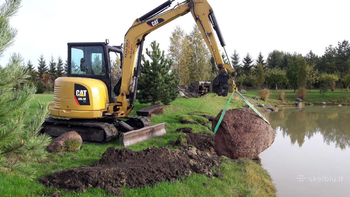 Kasimo darbai ekskavatoriumi 5,5t, dumperis 6t,