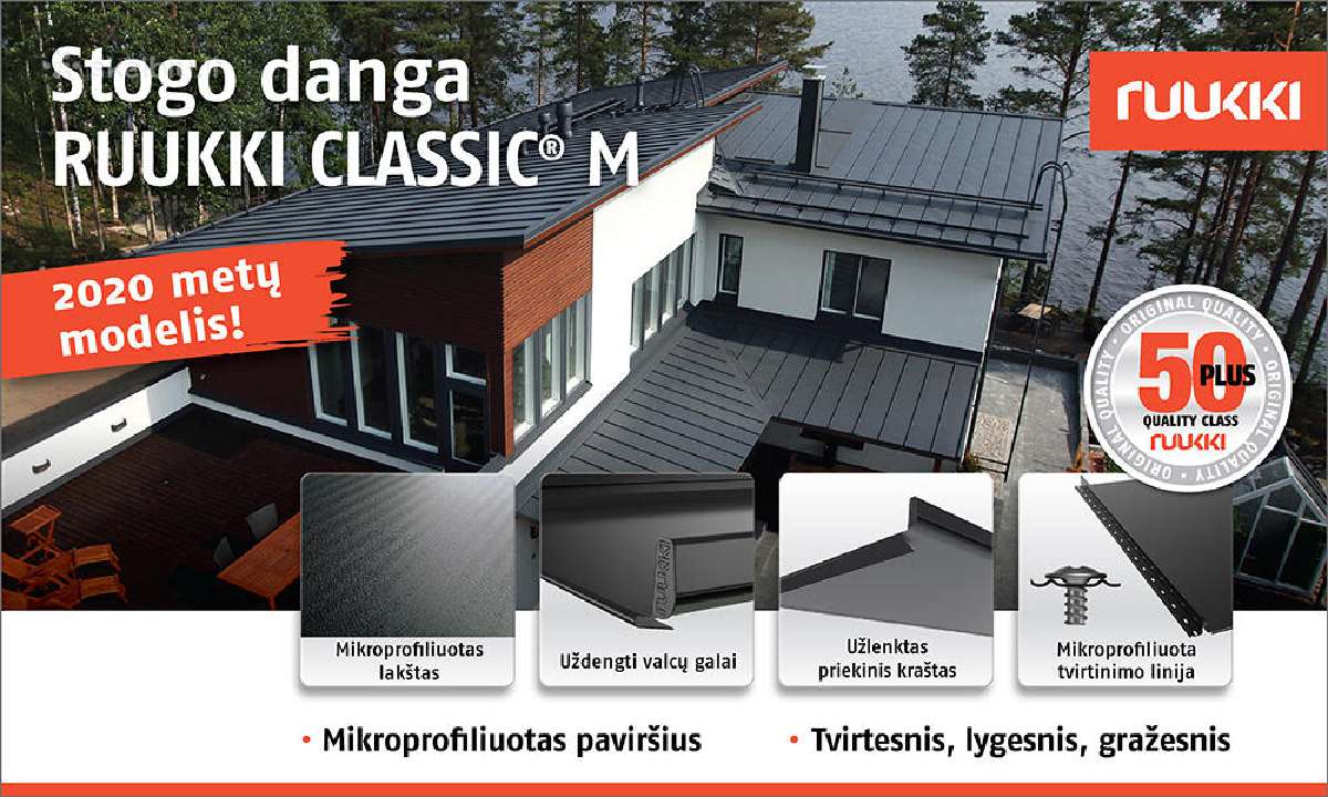 Klasikinė stogo danga - nuotraukos Nr. 5