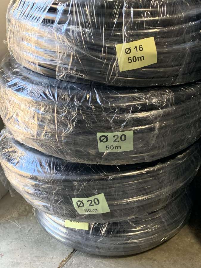 Juoda laistimo žarna storasienė 3mm sienelės stori - nuotraukos Nr. 6