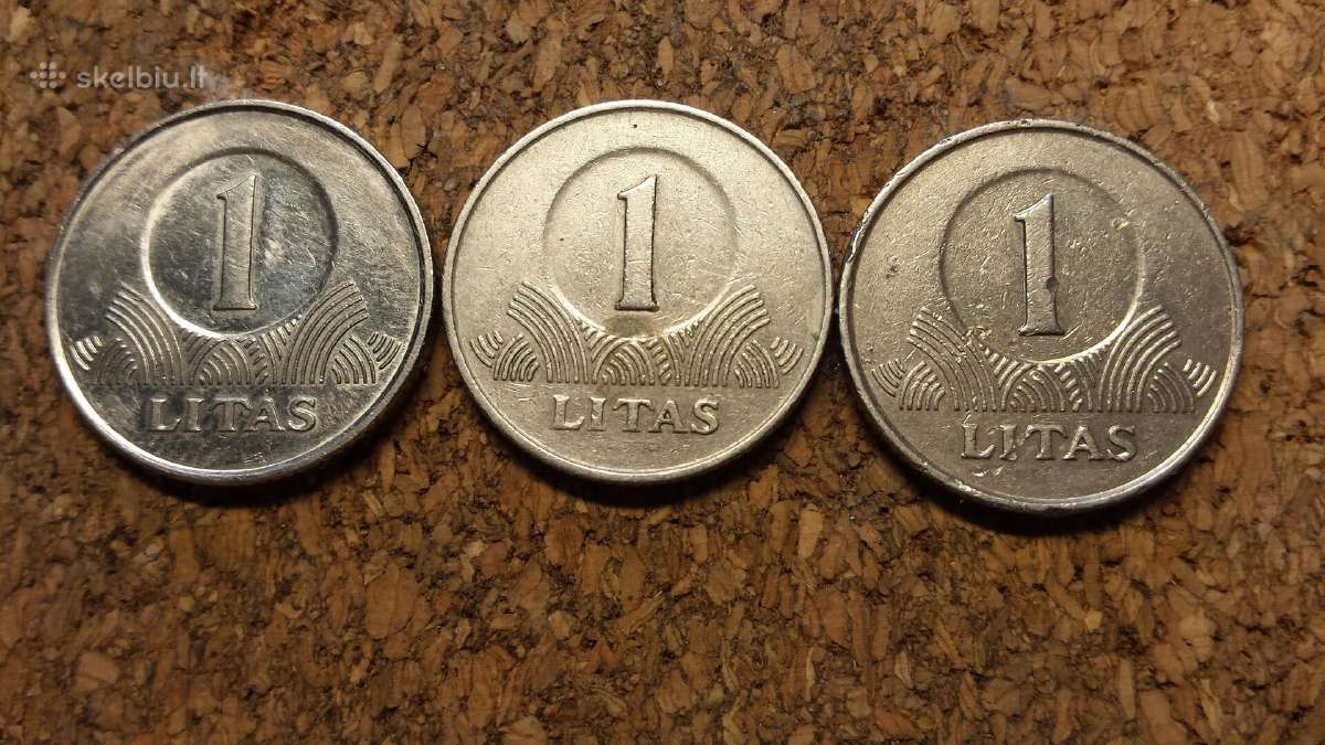 1 litas1998-2008 m.