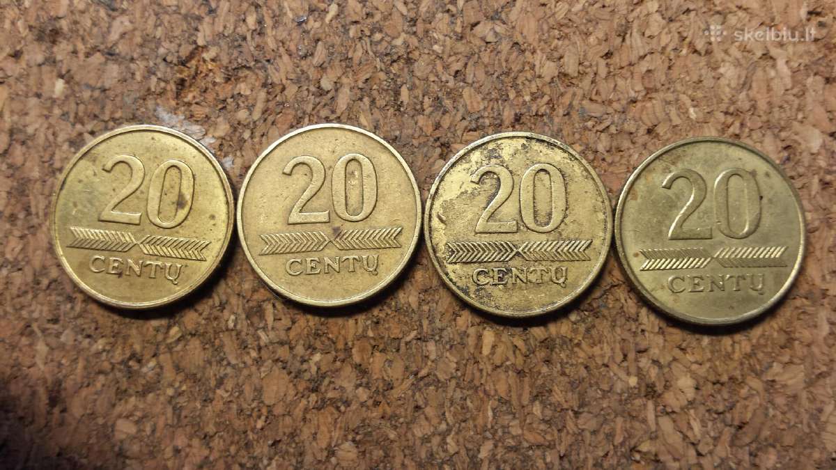 20 ir 10 centu.