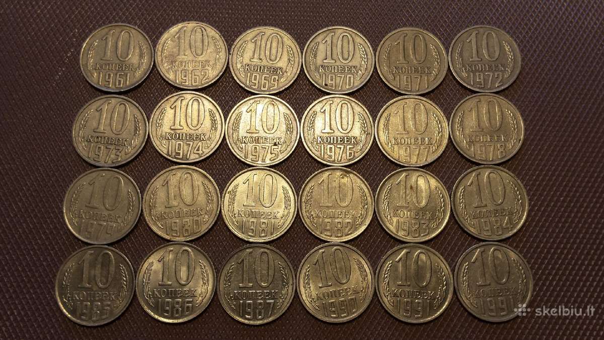 10 kop.rinkinukas 1961-1990m. - nuotraukos Nr. 2