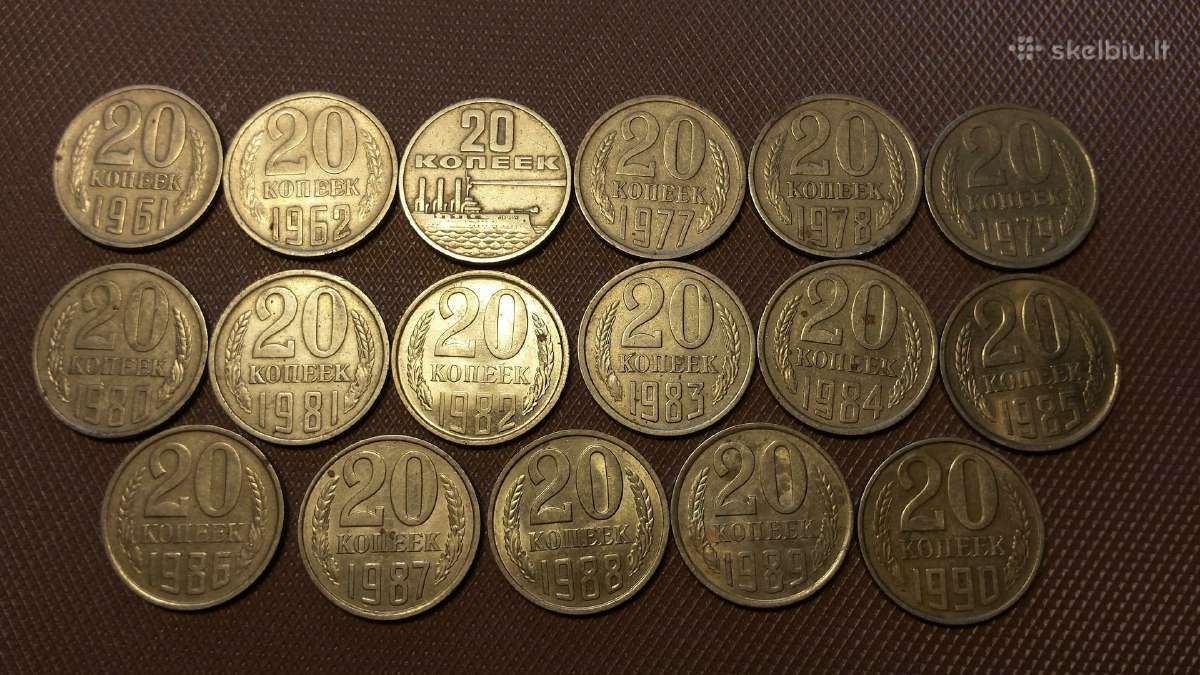20 kop. rinkinukas 1961-1990 m. - nuotraukos Nr. 2