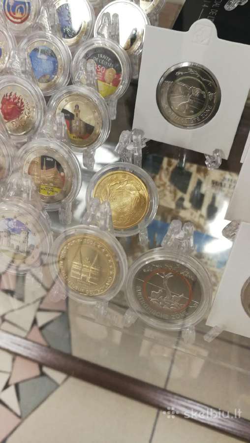 Spalvotos dviejų eurų proginės monetos - nuotraukos Nr. 5