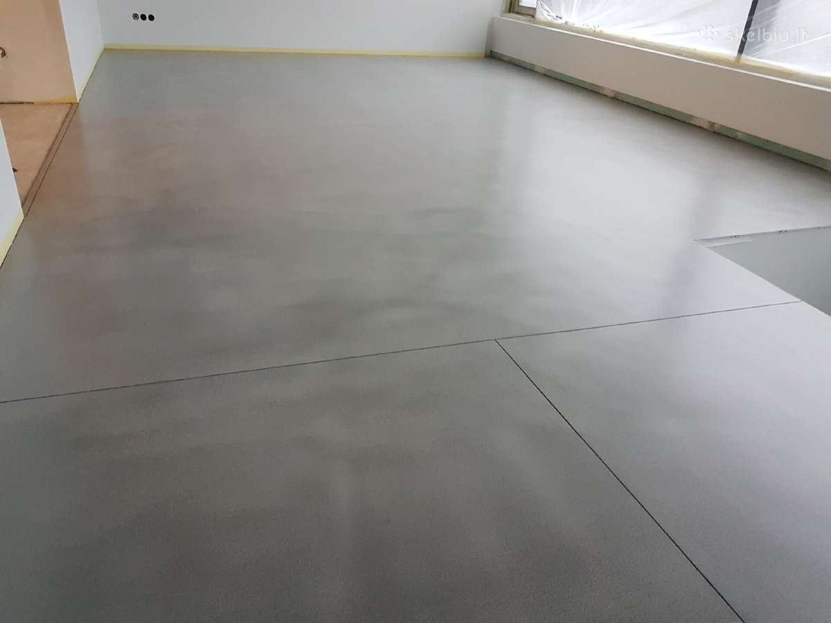 Mikrocemento betono grindys Loft tipo grindys - nuotraukos Nr. 8