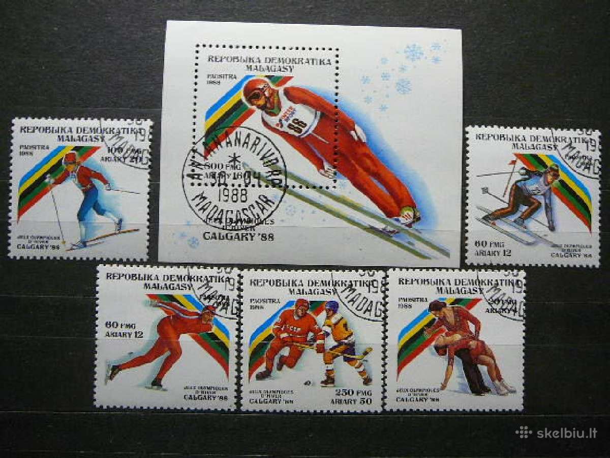 Olimpines ziemos Madagaskaras 1988 antsp. mdg734
