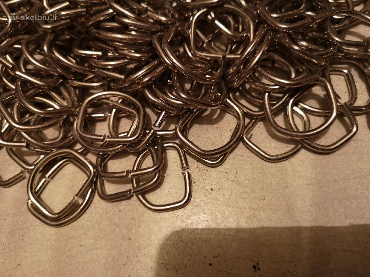 Metaliniai žiedai galanterijai
