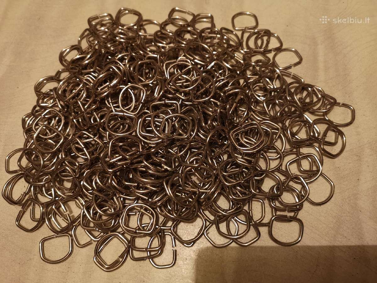 Metaliniai žiedai galanterijai - nuotraukos Nr. 2