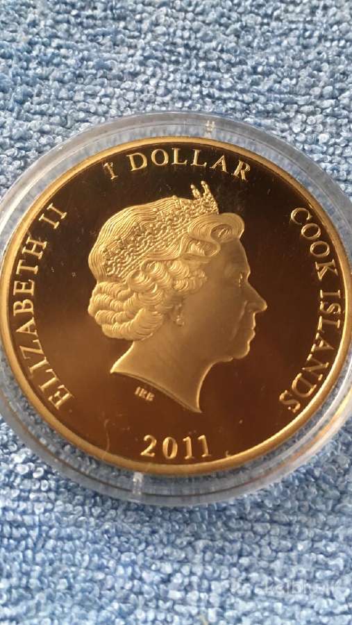 Moneta Cook isl. 1 dollar, cu-ni - nuotraukos Nr. 2