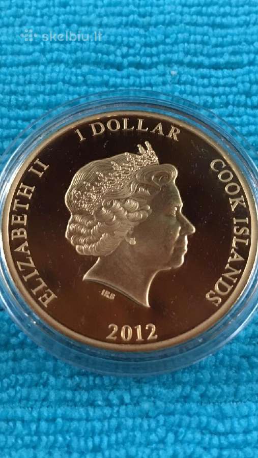 Moneta Cook isl. 2012m. 1 dollar, cu-ni - nuotraukos Nr. 2