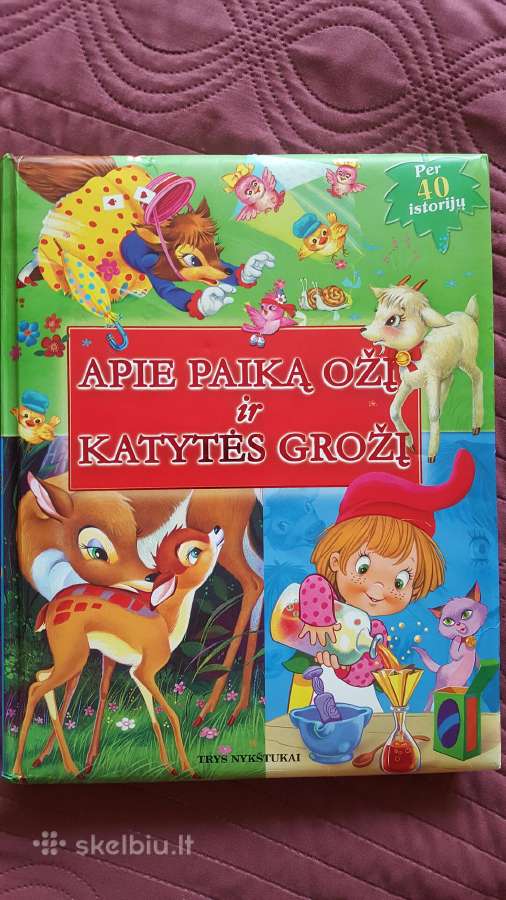 Knygutė vaikams "Apie paiką ožį ir katytės grožį"