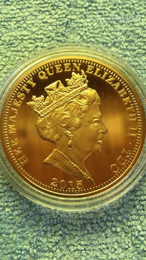 Moneta Tdc 2015m. 1 krona, cu-ni - nuotraukos Nr. 2
