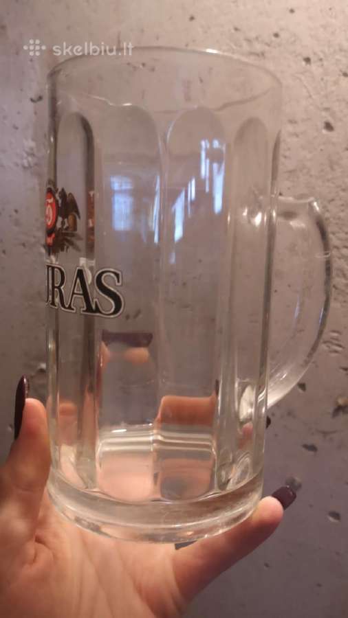 Bokalas alui, logotipas "Tauras" 0.5l.