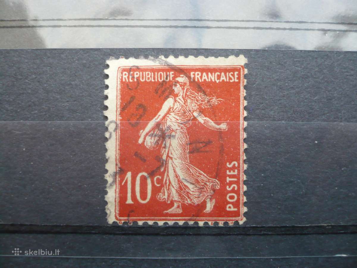 1906–1920 m. Sėjamoji - vientisas fonas 10c