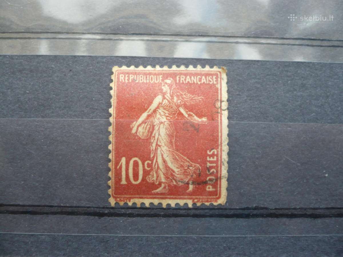 1906–1920 m. Sėjamoji - vientisas fonas 10c.