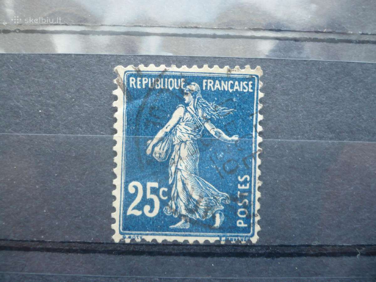 1906–1920 m. Sėjamoji - vientisas fonas 25c.