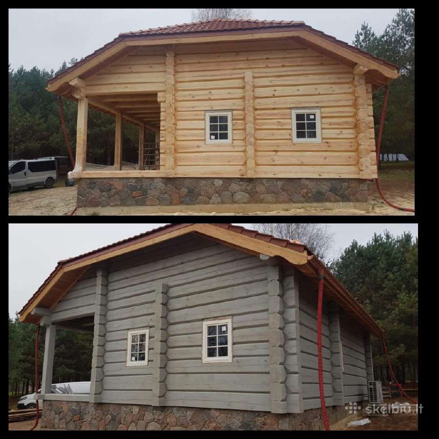 Fasadų dažymas visoje Lietuvoje. Dažymo darbai. - nuotraukos Nr. 7