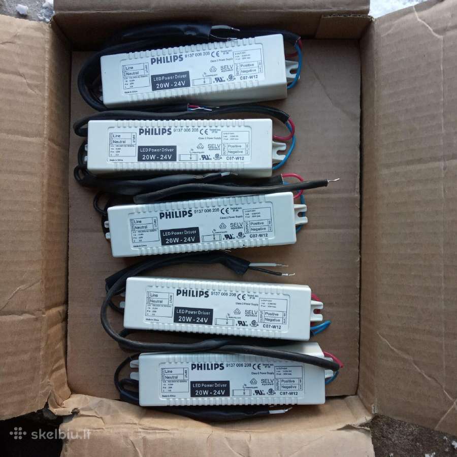 LED maitinimo blokai Philips 24 V