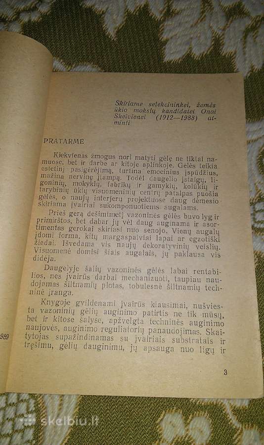"Vazoninės gėlės" 1989 m. Baliūnienė A. ir kiti - nuotraukos Nr. 2