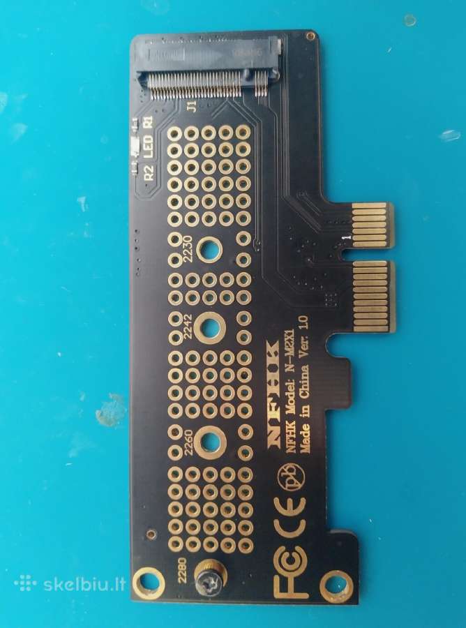Adapteris M.2 i Sata Pcie - nuotraukos Nr. 4