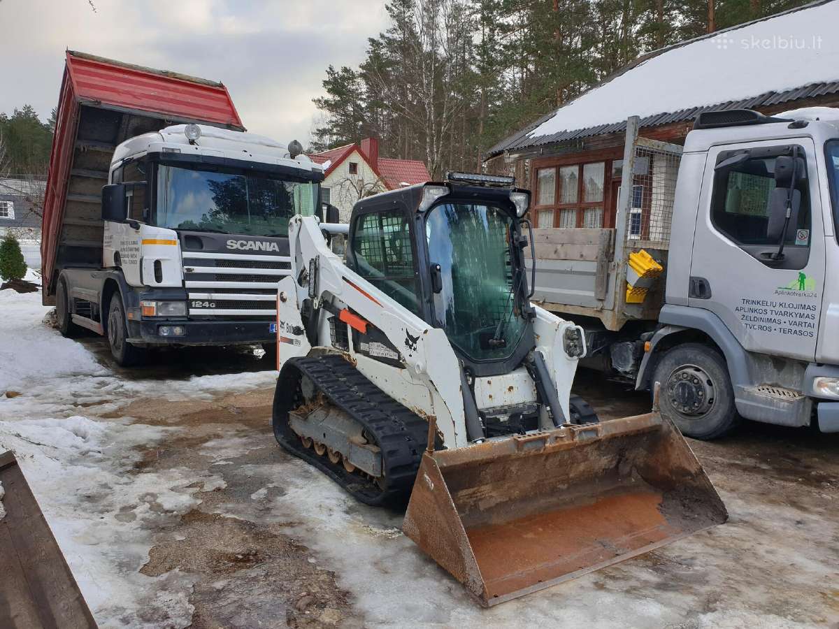 Bobcat, mini ekskovatoriaus, savivarčių nuoma - nuotraukos Nr. 4