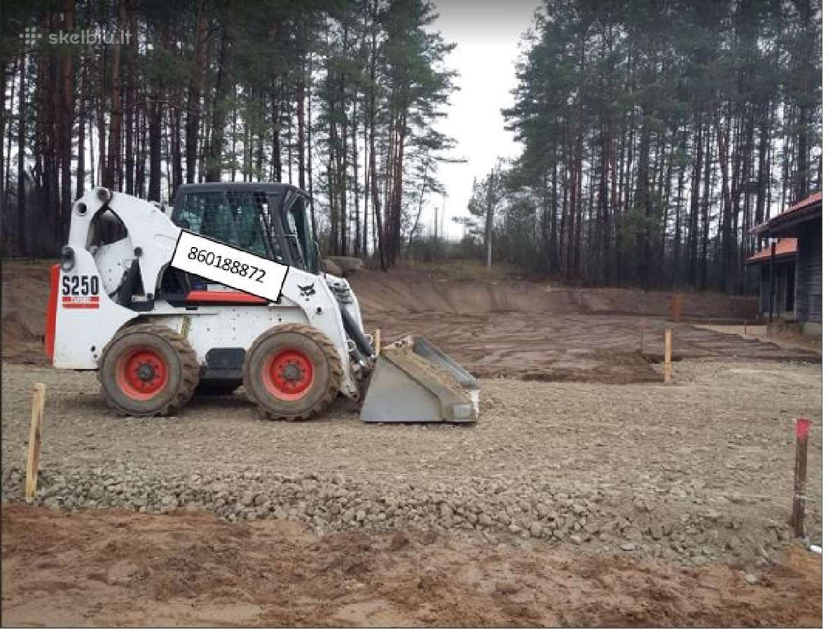 Bobcat, mini ekskovatoriaus, savivarčių nuoma - nuotraukos Nr. 13