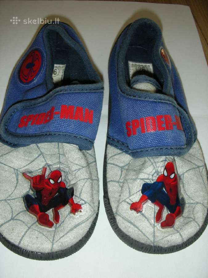 Spider man batukai-šlepetės 26 d.