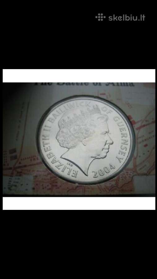 Moneta Guernsey 2004m. 5 svarai, cu-ni - nuotraukos Nr. 4