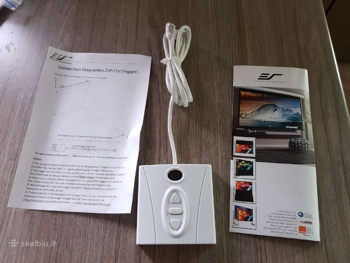 Elite screen Zsp-12v elektrinio ekrano valdiklis
