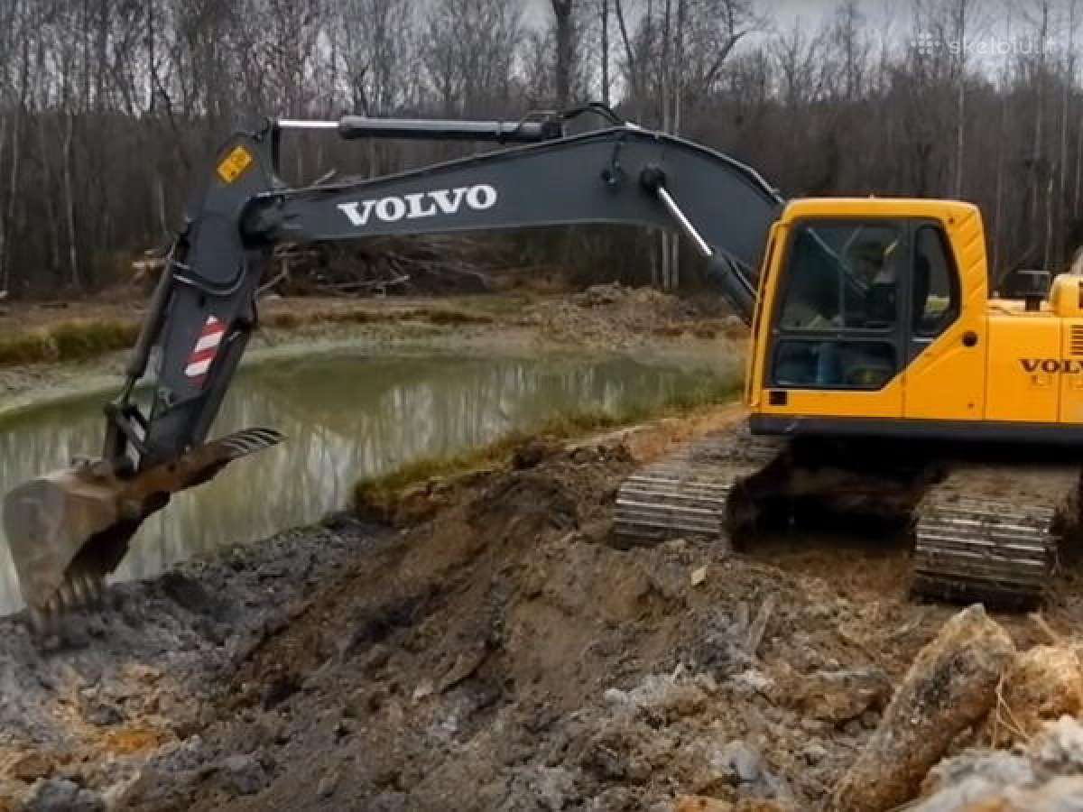 Žemės darbai, tvenkinių kasimas - nuotraukos Nr. 2
