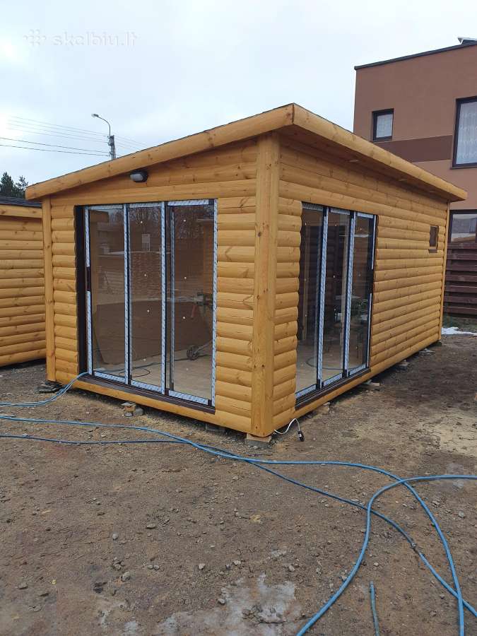 Pirtys sodo nameliai pavėsinės sandėliukai - nuotraukos Nr. 26