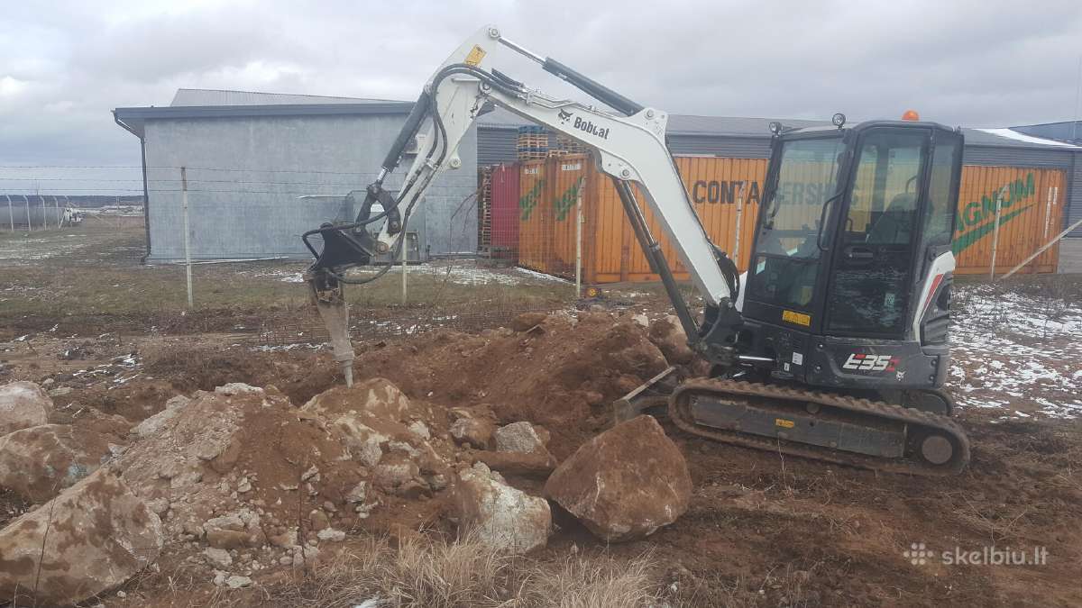 Tralo,ekskavatoriaus,bobcat nuoma Su Priedais - nuotraukos Nr. 4