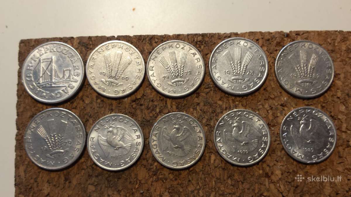 10,20,50 Filler.1967-89 m. - nuotraukos Nr. 2
