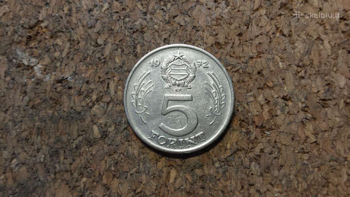5 Forint 1972 m. - nuotraukos Nr. 2