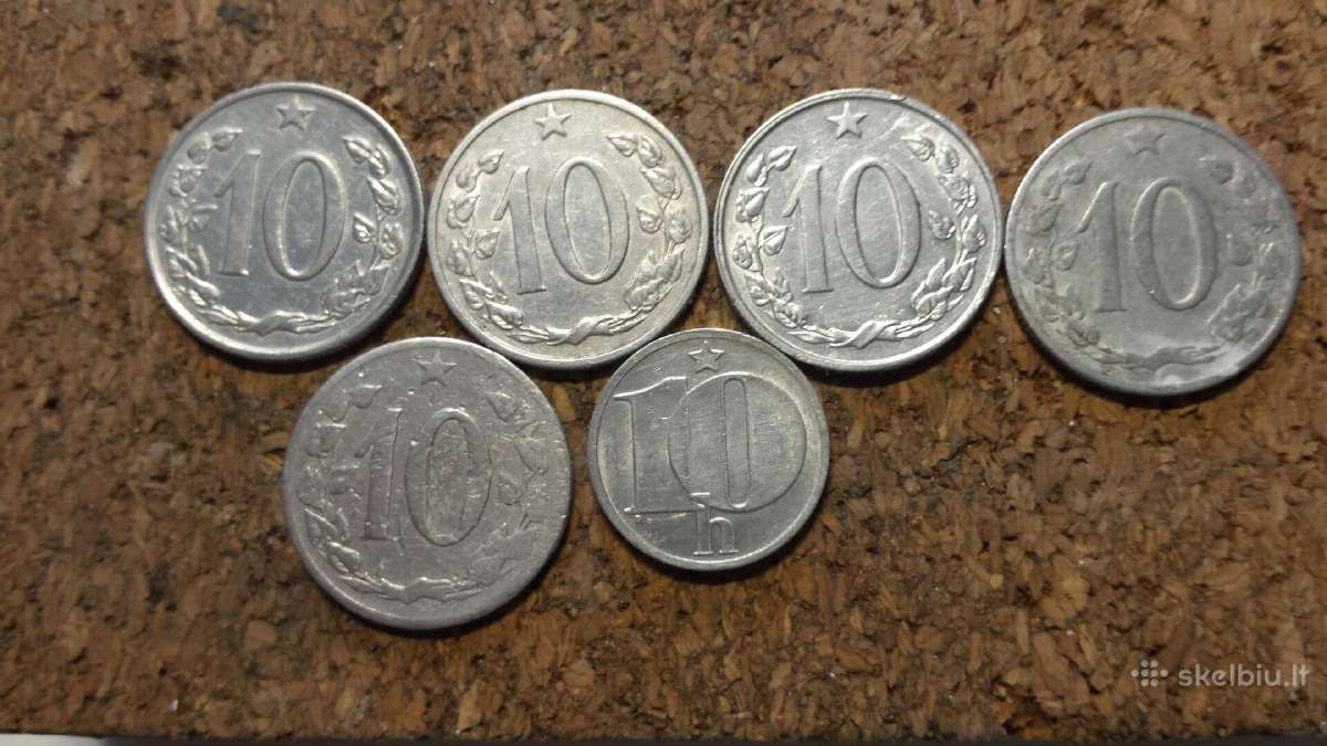 Czekoslovakija.rinkinukas 50h,20h,10h. - nuotraukos Nr. 3