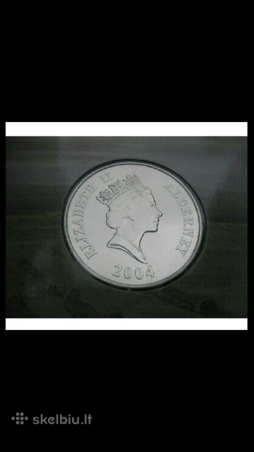 Moneta Alderney 2004m. 5 svarai, cu-ni - nuotraukos Nr. 4