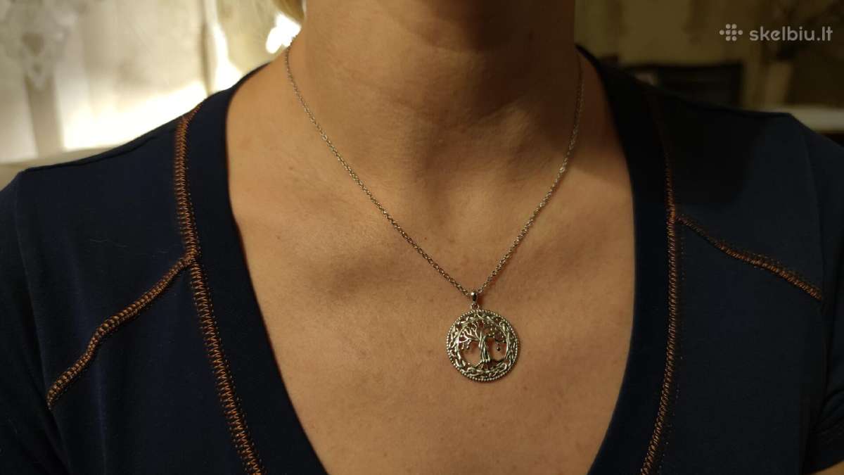 Pakabukas ir grandinėlė. Sidabras 925