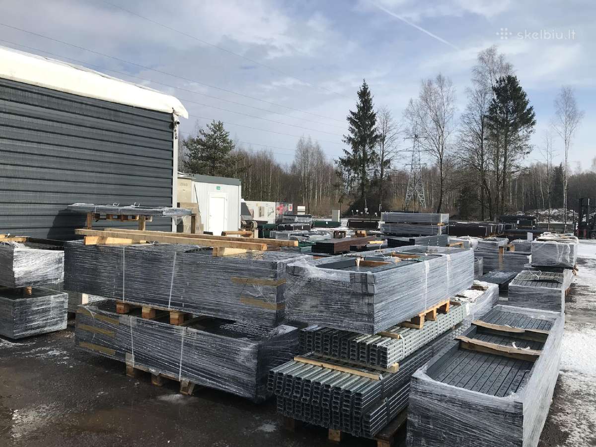 Stulpai, segmentai Ral9005 (juoda), Sandėliuojame - nuotraukos Nr. 8
