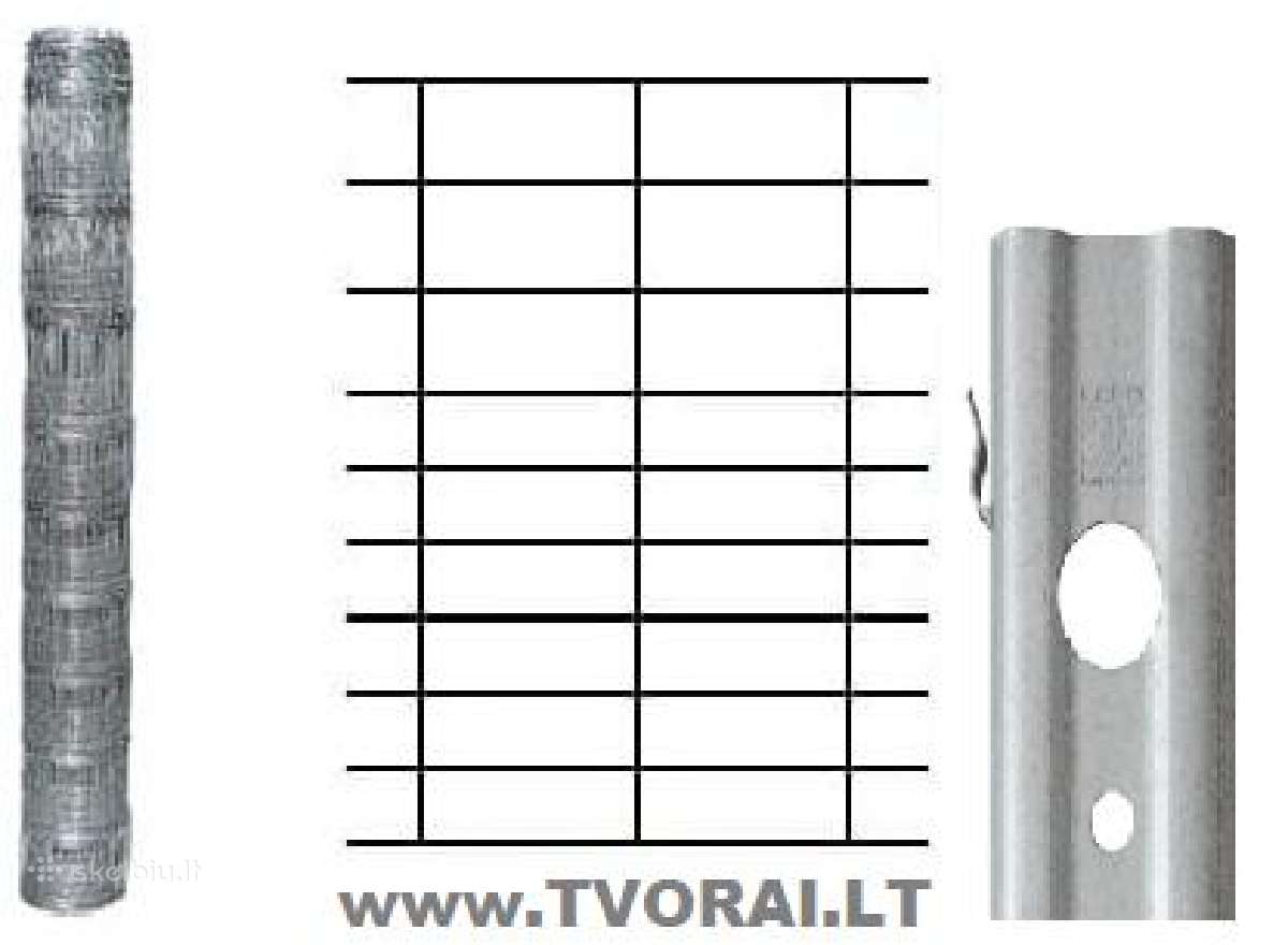 Stulpai, segmentai Ral9005 (juoda), Sandėliuojame - nuotraukos Nr. 17